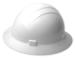 Hardhat White Full Brim