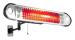 Heater Wall Mount 29" W/Red Bulb