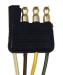 Trailer Connector, 4-Pole Flat