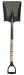 Shovel Square Point Wood D-Handle