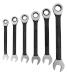 Ratchet Wrench Set Black 6 Piece