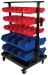 Bin Rolling Storage Rack 52 Bin
